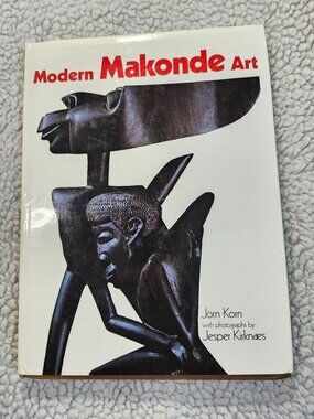 Modern Makonde Art Jorn Korn Jesper Kirknaes Hardcover 1974 Hamlyn Art Book
